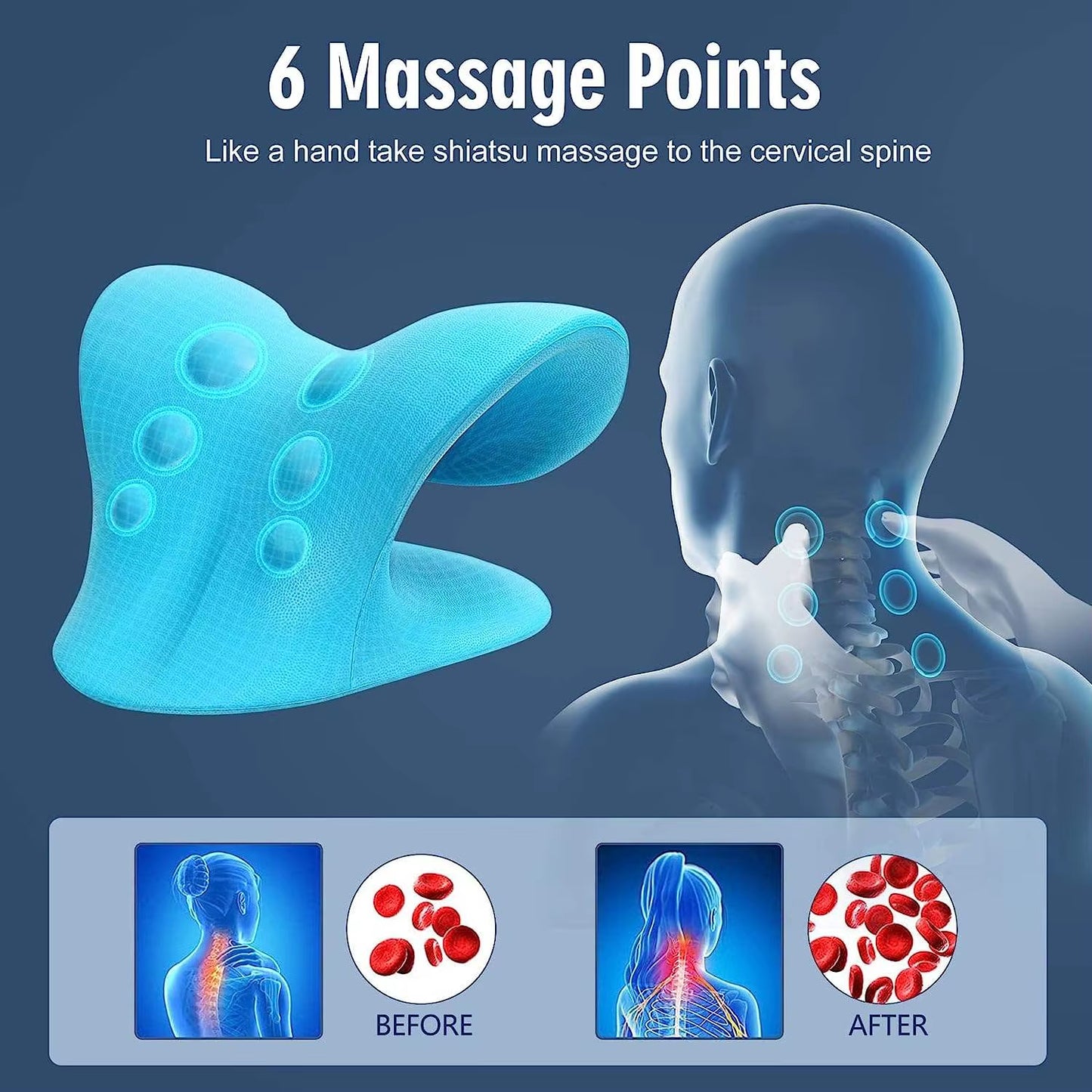 Cervical Traction Device for Neck and Shoulder Relief - Professional Chiropractic Alignment Tool