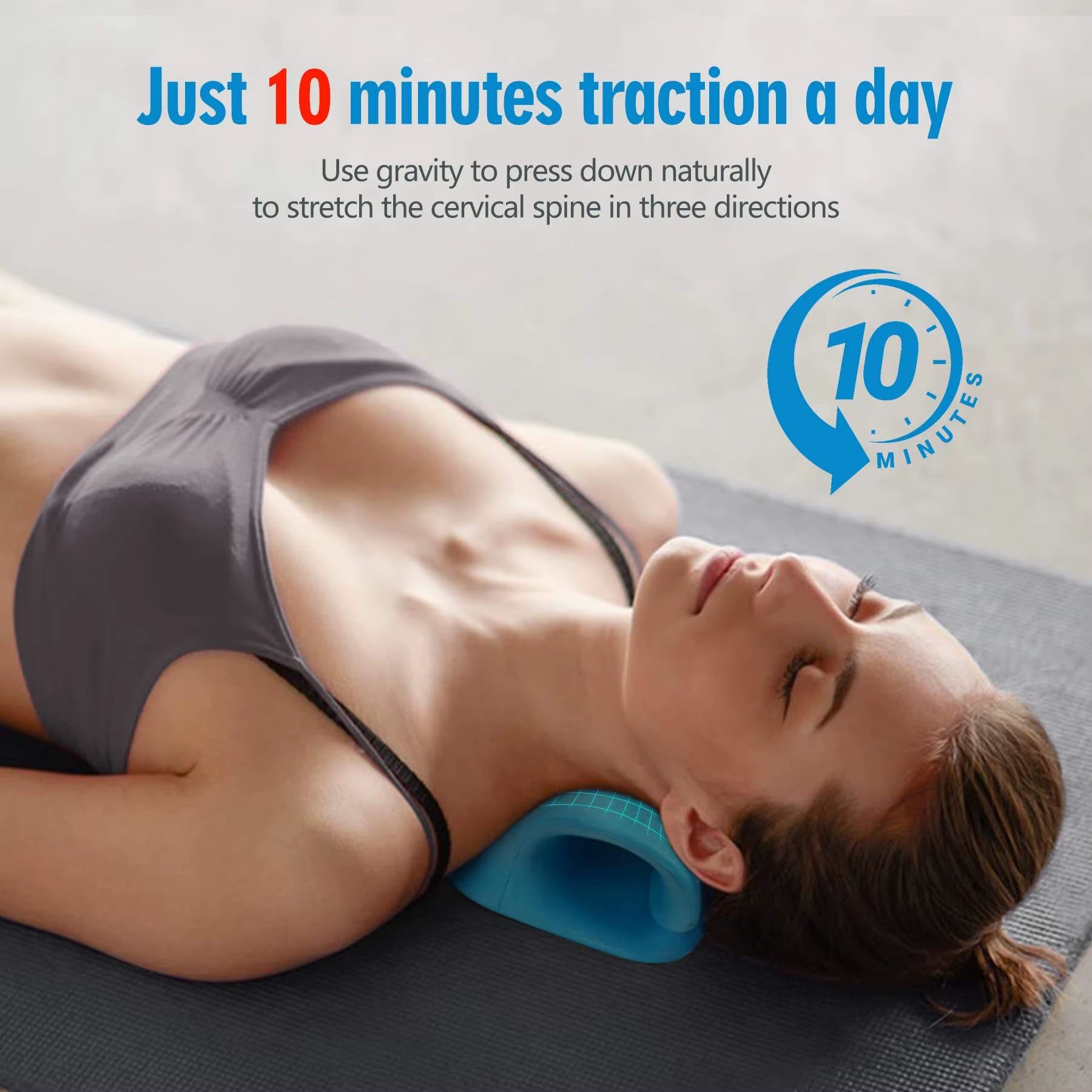 Cervical Traction Device for Neck and Shoulder Relief - Professional Chiropractic Alignment Tool